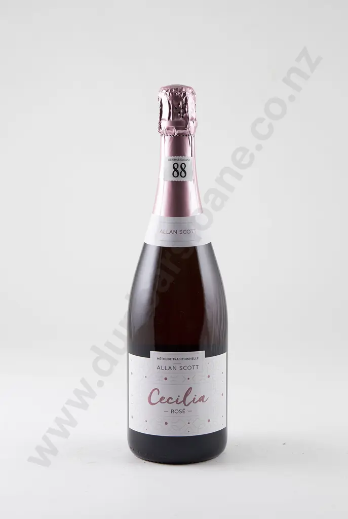 1 bottle NZ Allan Scott 'Cecilia' Rosé Methode Traditionelle Image 1++