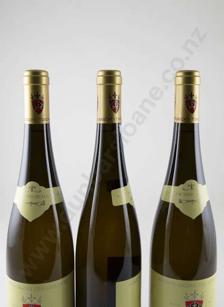 3 bottles Domaine Zind Humbrecht Alsace Grand Cru 'Goldert' Guerberschwihr Muscat Vintage 2015 Image 1++