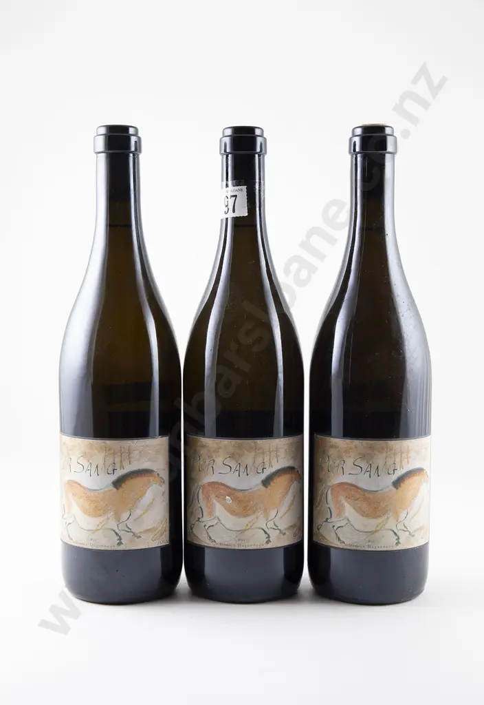 3 bottles Didier Dagueneau Pouilly-Fume Pur Sang Loire Vintage 2004 Image 1++