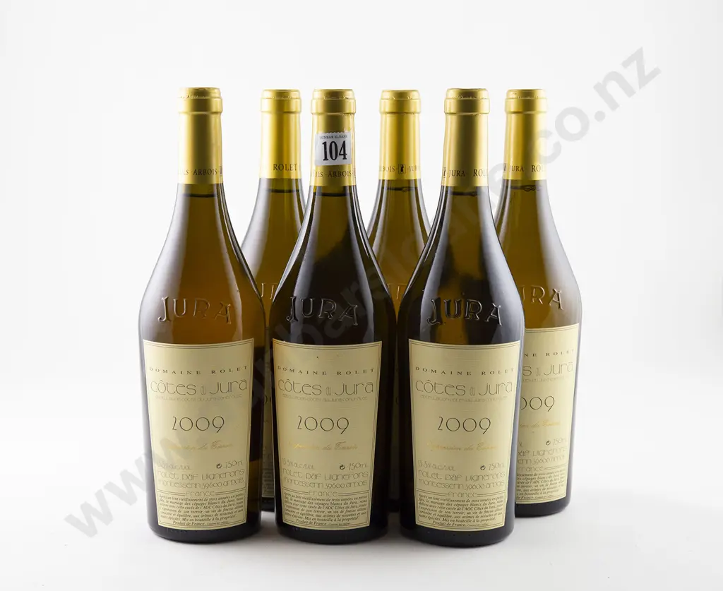 6 bottles Domaine Rolet Cotes du Jura Vintage 2009 Image 1++