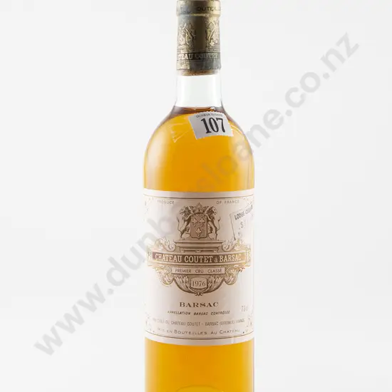 1 bottle Chateau Coutet a Barsac Sauternes Bordeaux Vintage 1976