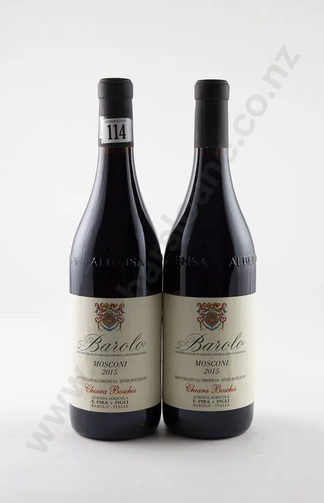 2 bottles E. Pira + Figli Barolo Chiara Boschis 'Mosconi' Vintage 2015 Image 1++