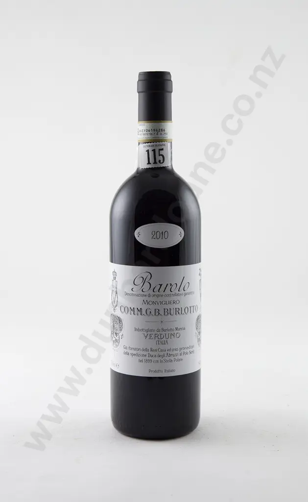 1 bottle Comm. G.B.Burlotto Barlol 'Monvigliero Verduno Vintage 2010 Image 1++