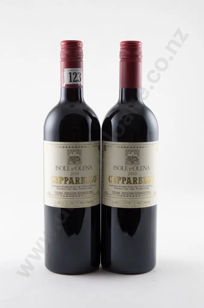 2 bottle Isole e Olena 'Cepparello' Vinatage 2010 Image 1++