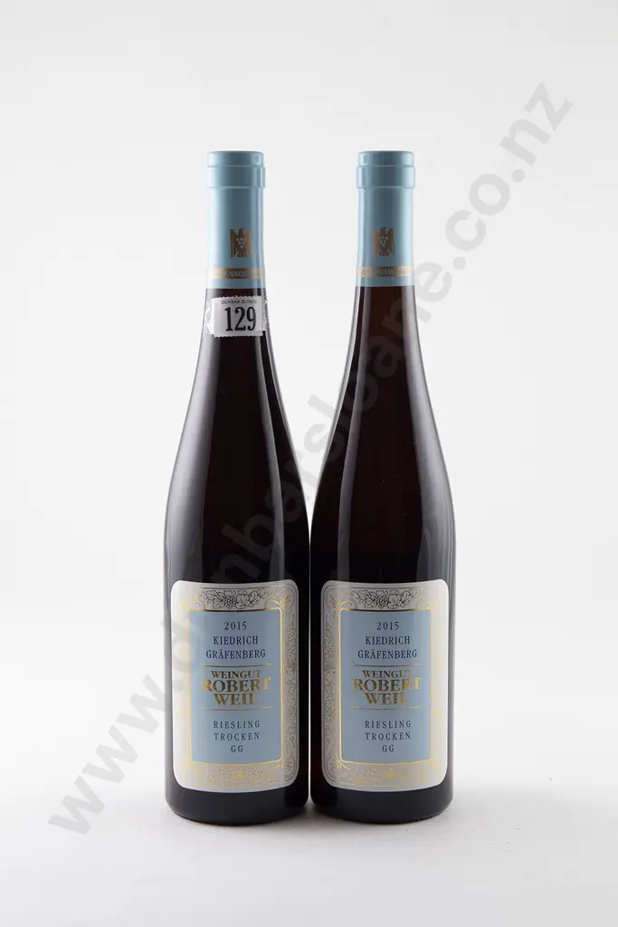 2 bottles Robert Weil Kiedrich 'GRAFENBERG GG' Riesling Vintage 2015 Image 1++