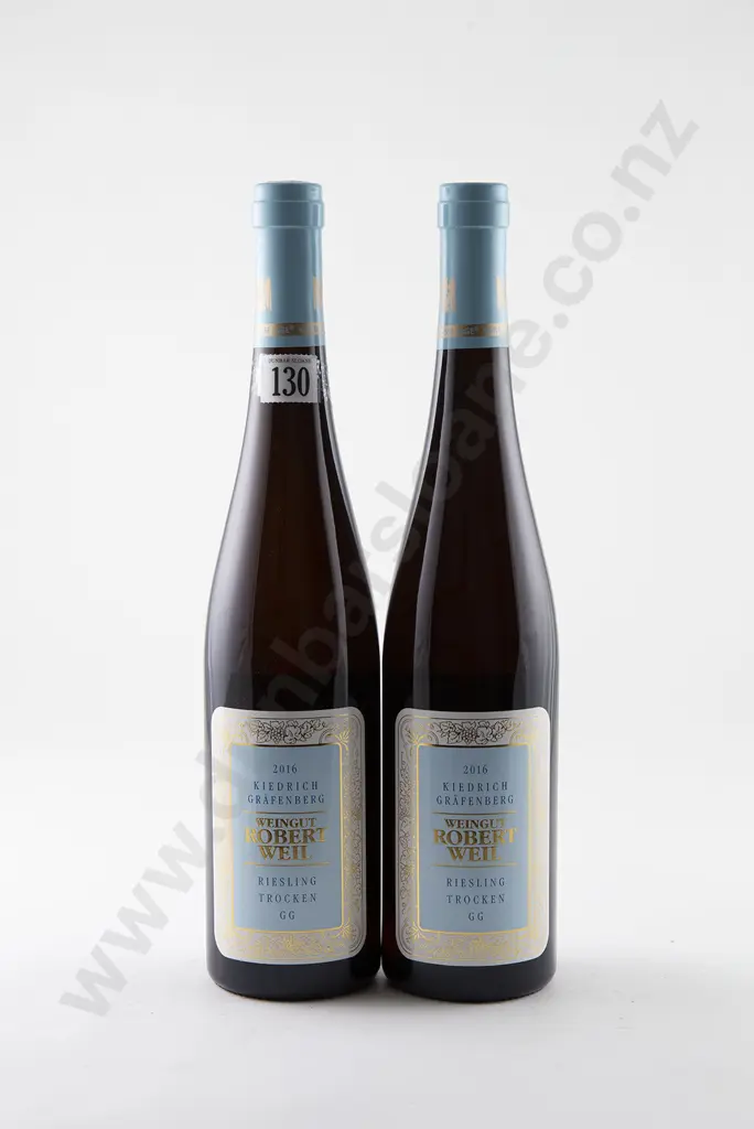 2 bottles Robert Weil Kiedrich 'GRAFENBERG GG' Riesling Vintage 2016 Image 1++