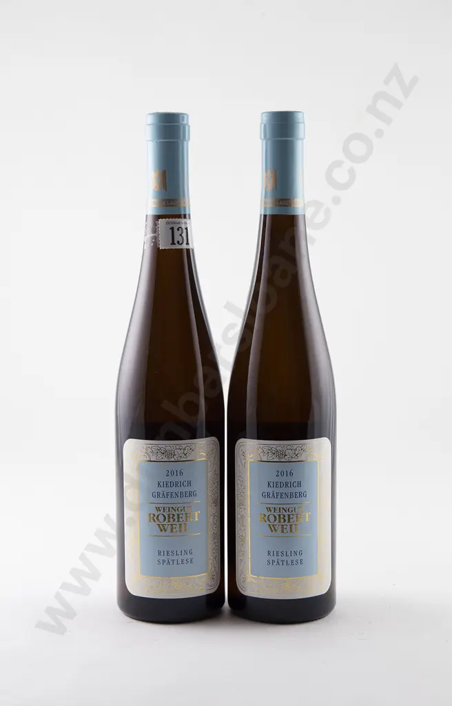 2 bottles Robert Weil Kiedrich 'GRAFENBERG' Ries Spatlese Vintage 2016 Image 1++