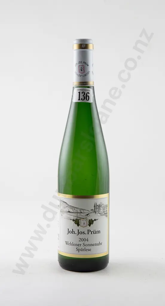 1 bottle Joh. Jos. Prum Wehlener Sonnenuhr Riesling Spatlese Vintage 2004 Image 1++