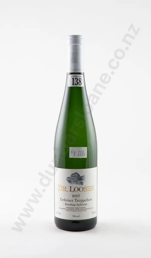 1 bottle Dr. Loosen Erdener Treppchen Riesling Spatlese Vintage 2007 Image 1++