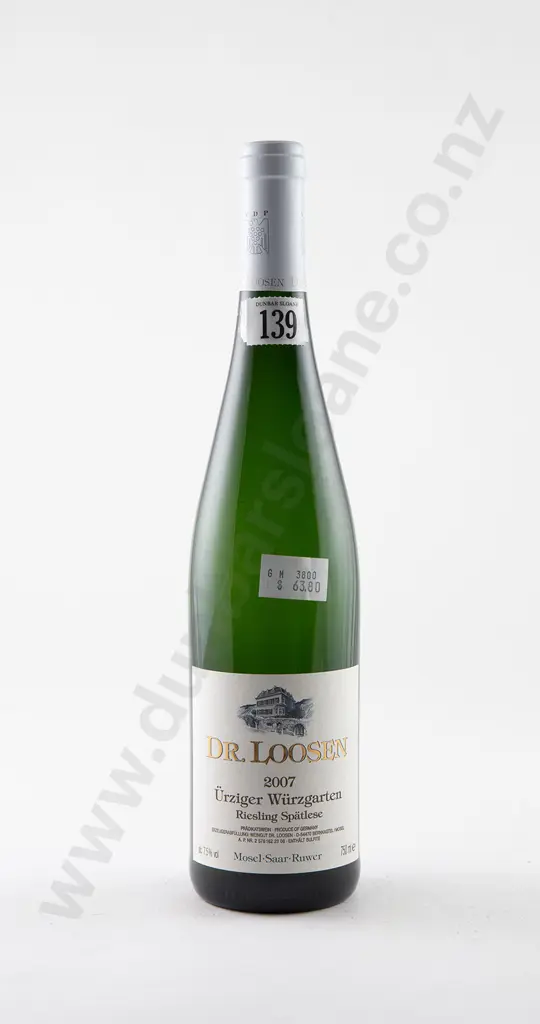 1 bottle Dr. Loosen Urziger Wurzgarten Riesling Spatlese Vintage 2007 Image 1++