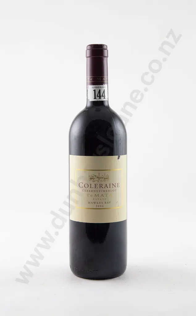 1 bottle Te Mata Estate Coleraine Cabernet/Merlot Vintage 2004 Image 1++