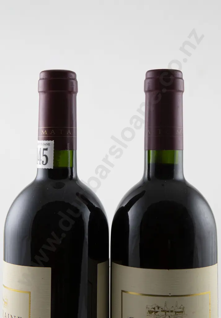 2 bottles Te Mata Estate Coleraine Cabernet/Merlot Vintage 1998 Image 1++