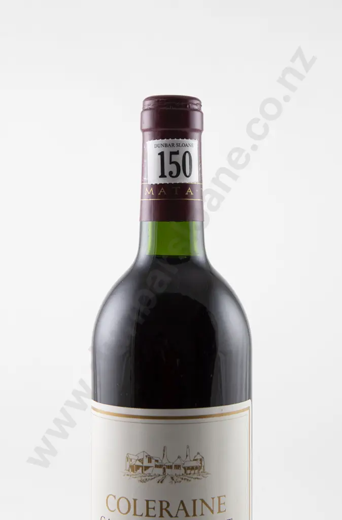1 bottles Te Mata Estate Coleraine Cabernet Merlot Vintage 1989 Image 1++