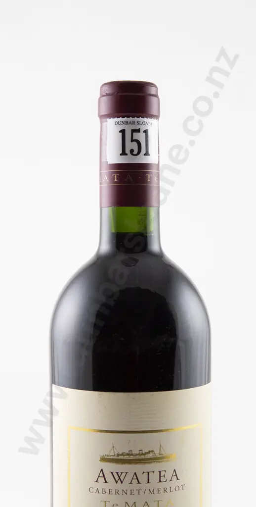 1 bottle Te Mata Estate Awatea Cabernet Merlot Vintage 1998 Image 1++