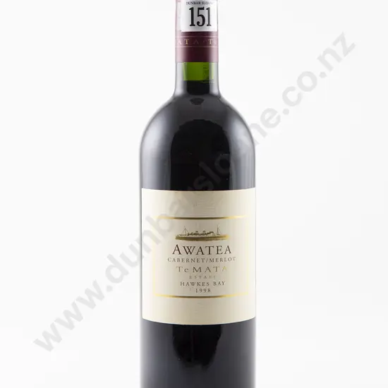 1 bottle Te Mata Estate Awatea Cabernet Merlot Vintage 1998