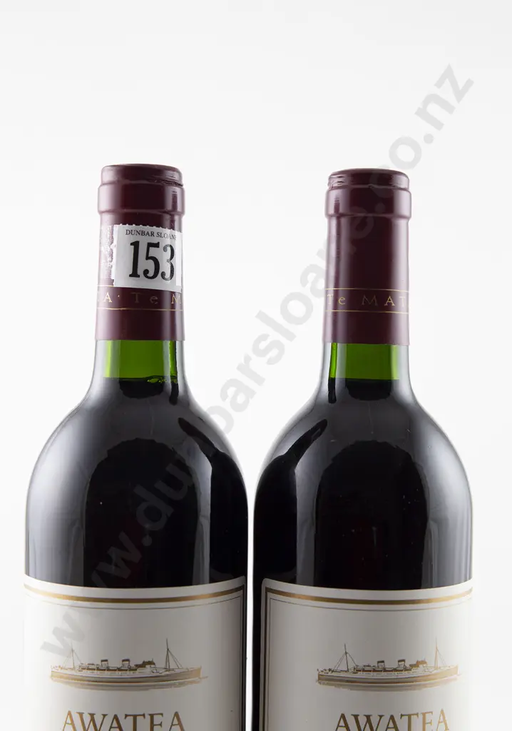 2 bottles Te Mata Estate Awatea Cabernet Merlot Vintage 1989 Image 1++