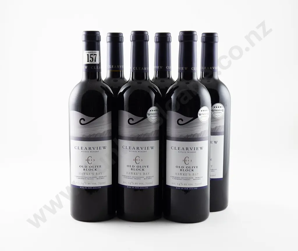 6 bottles Clearview Estate Old Olive Block Vintage 2013 Image 1++