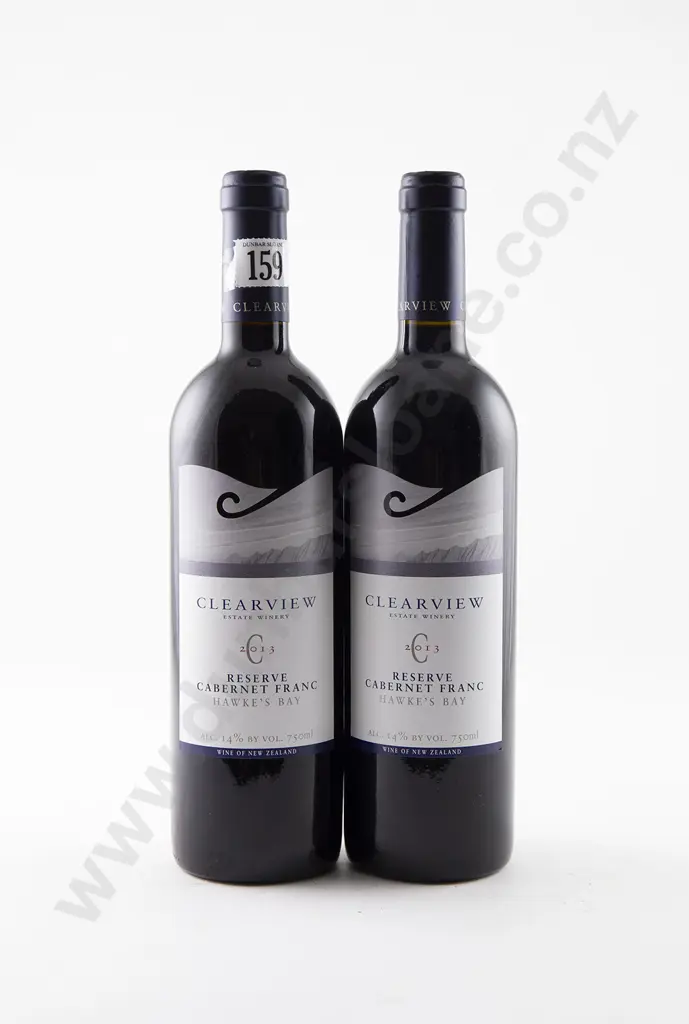 2 bottle Clearview Estate Reserve Cabernet Franc Vintage 2013 Image 1++