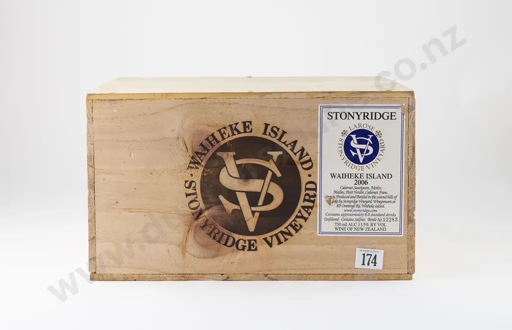 6 bottles Stonyridge Waiheke Island Larose Vintage 2006 Image 1++