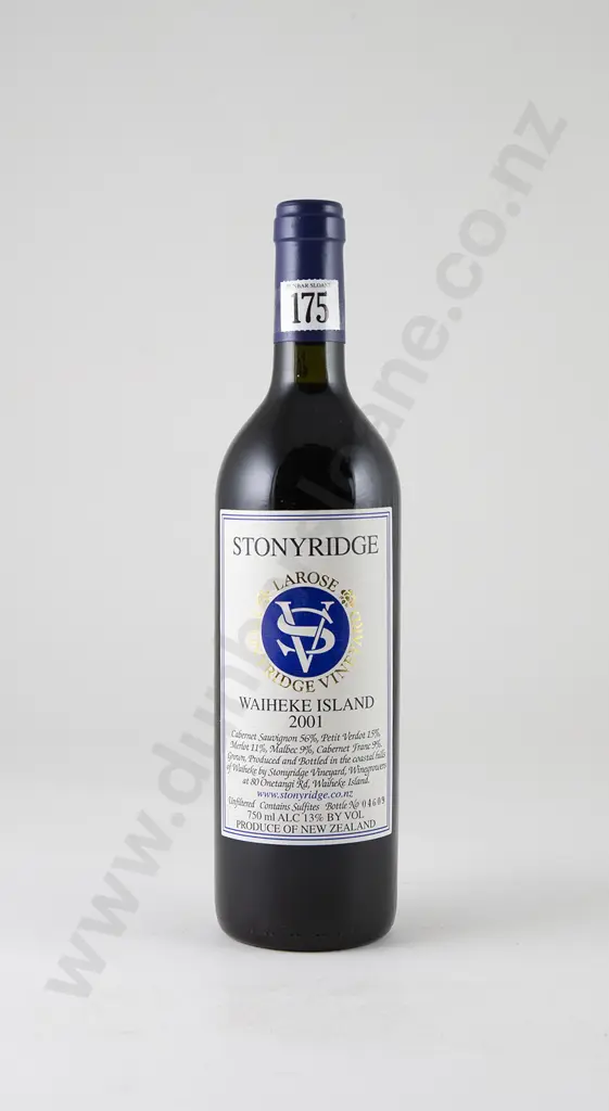 1 bottle Stonyridge Waiheke Island Larose Vintage 2001 Image 1++