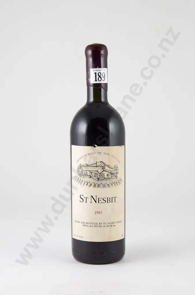 1 bottle St Nesbit Karaka Vinatge 1985 Image 1++