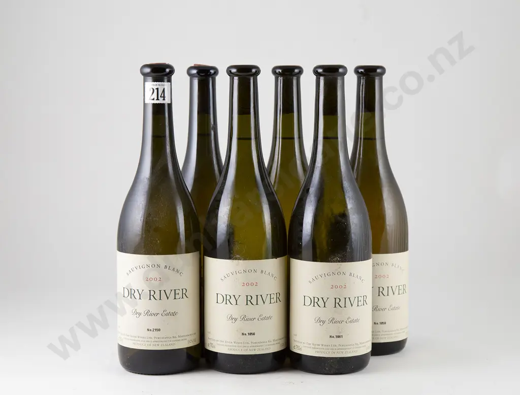 6 bottles Dry River Estate Sauvignon Blanc Vintage 2002 Image 1++