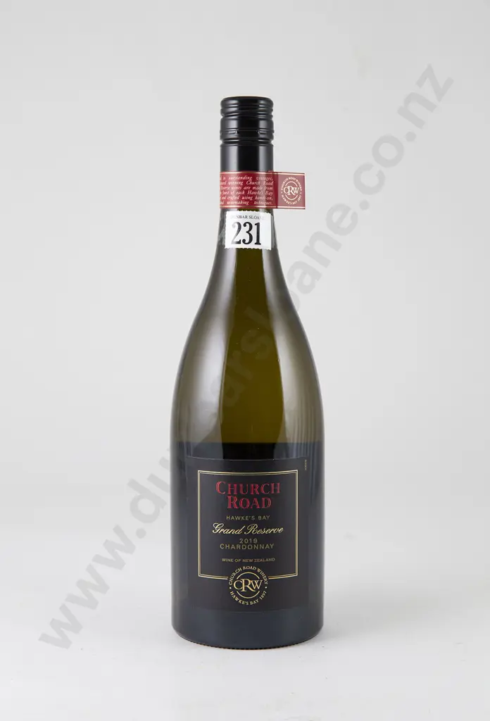 1 bottle Church Road 'Grand Reserve' Chardonnay Hawkes Bay Vintage 2019 Image 1++