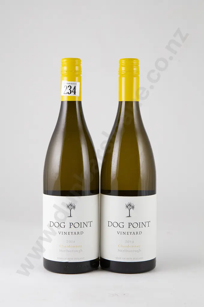 2 bottles Dog Point Vineyard Chardonnay Vintage 2016 Image 1++