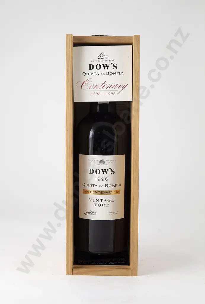 1 bottle Dow's Quinta Do Bomfim 1996 'Centenary' Vintage Port Image 1++