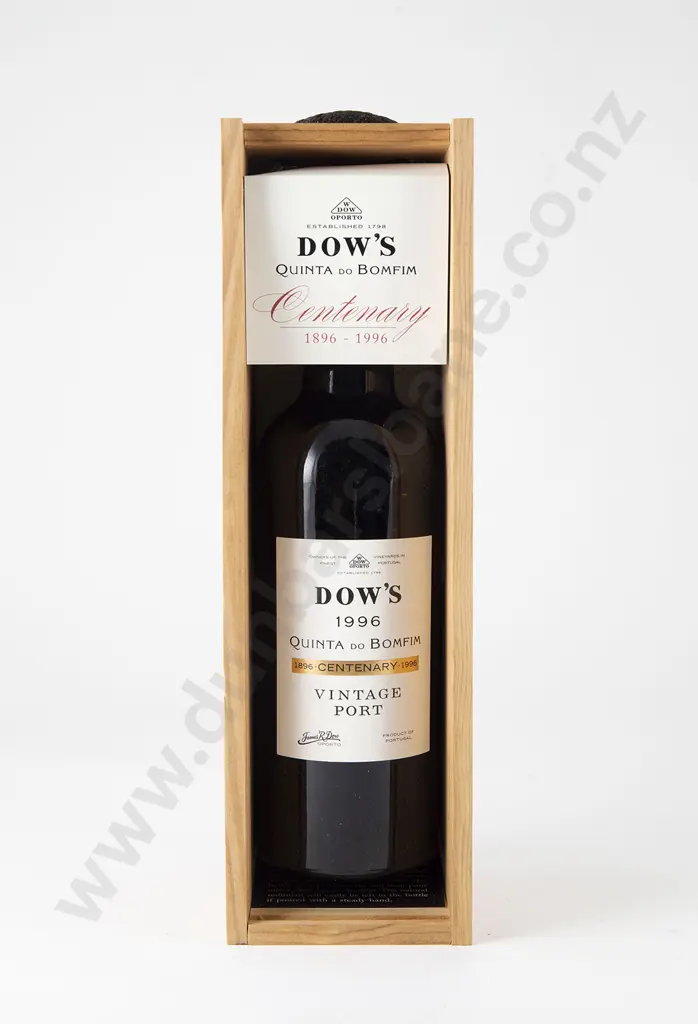 1 bottle Dow's Quinta Do Bomfim 1996 'Centenary' Vintage Port Image 1++
