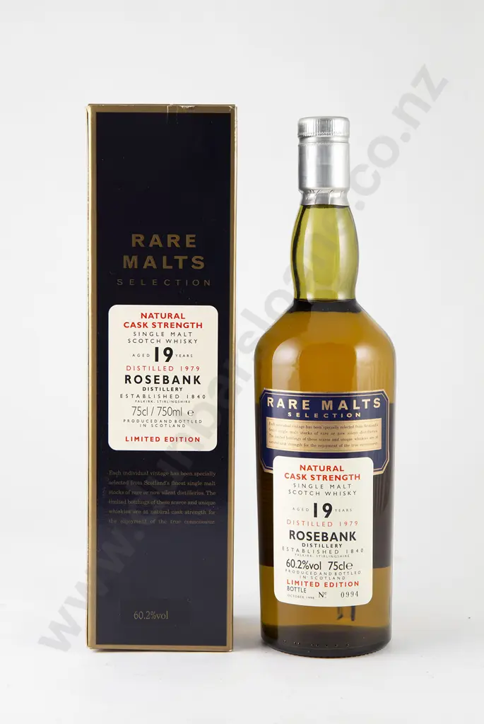 1 bottle Rosebank 19 year old Single Malt Scotch Whisky Image 1++