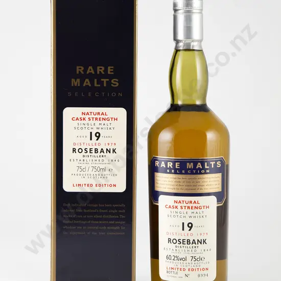 1 bottle Rosebank 19 year old Single Malt Scotch Whisky