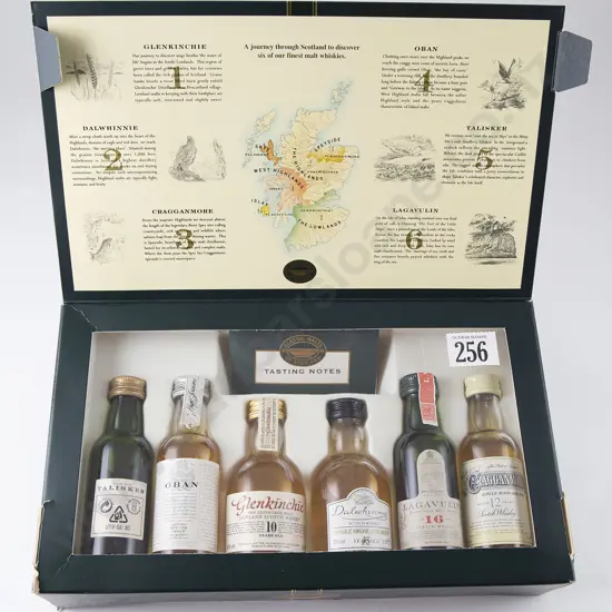 6 miniature bottles 'Classic Malts of Scotland'