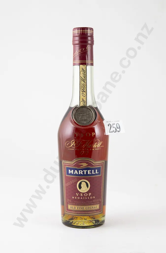1 bottle 350ml Martell VSOP 'Medallon' Very Old Fine Rare Cognac Image 1++