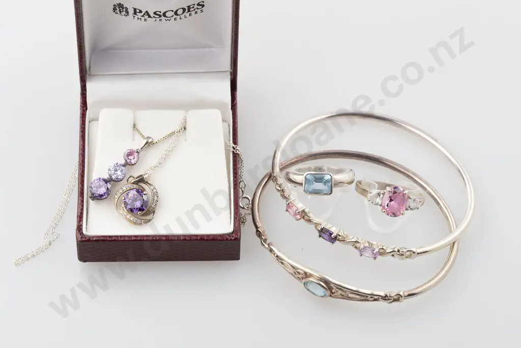 As New Silver & Crystal Jewellery Image 1++