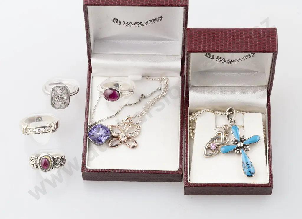 As New Silver & Crystal Jewellery Image 1++