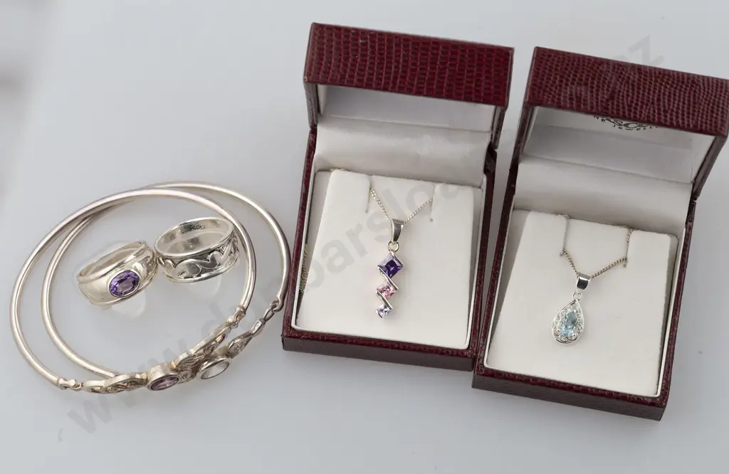 As New Silver & Crystal Jewellery Image 1++