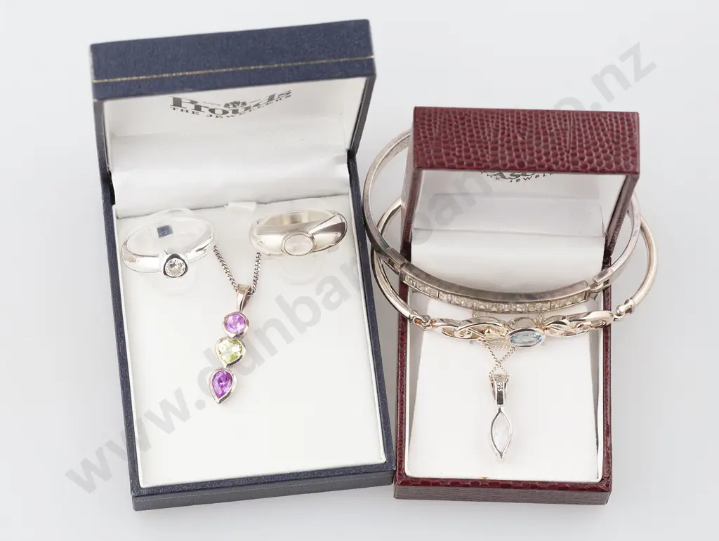 As New Silver & Crystal Jewellery Image 1++