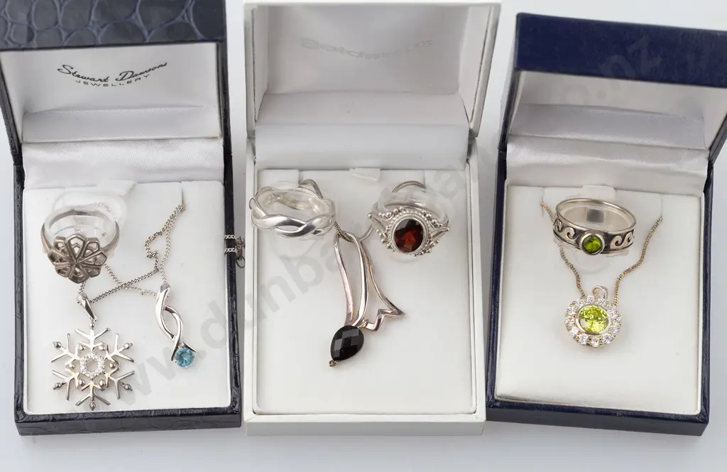 As New Silver & Crystal Jewellery Image 1++