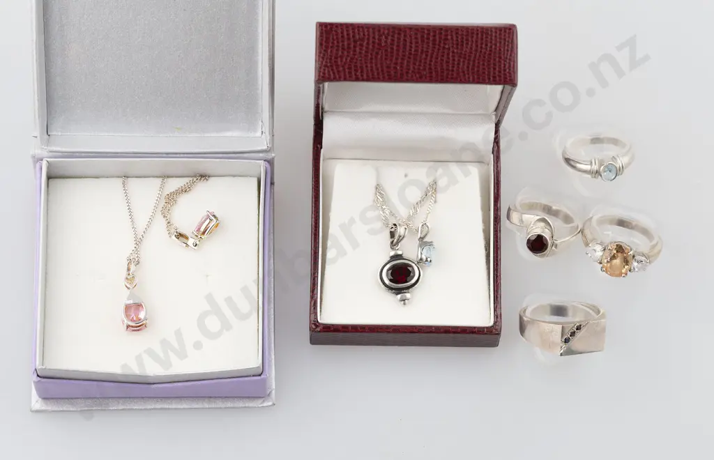 As New Silver & Crystal Jewellery Image 1++