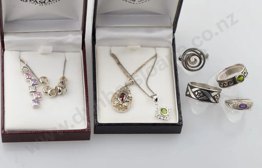 As New Silver & Crystal Jewellery Image 1++