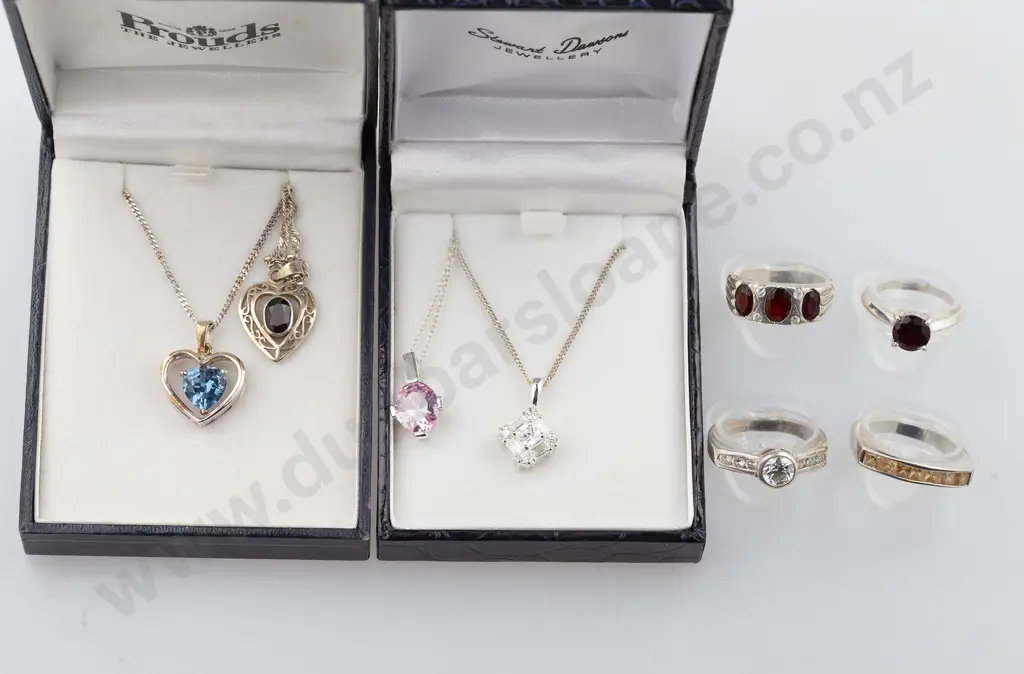 As New Silver & Crystal Jewellery Image 1++