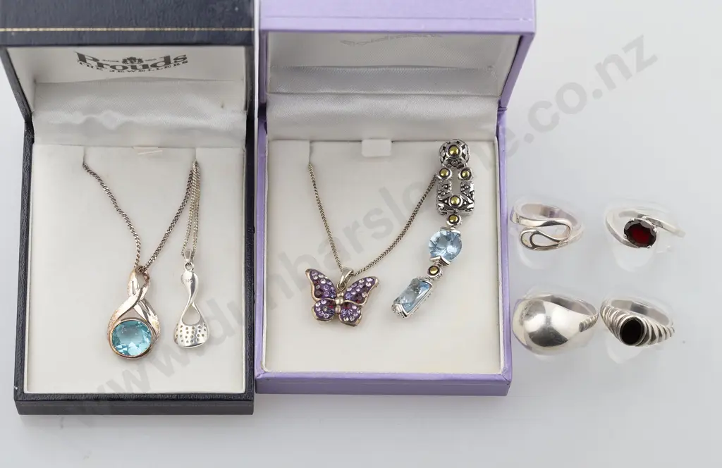 As New Silver & Crystal Jewellery Image 1++
