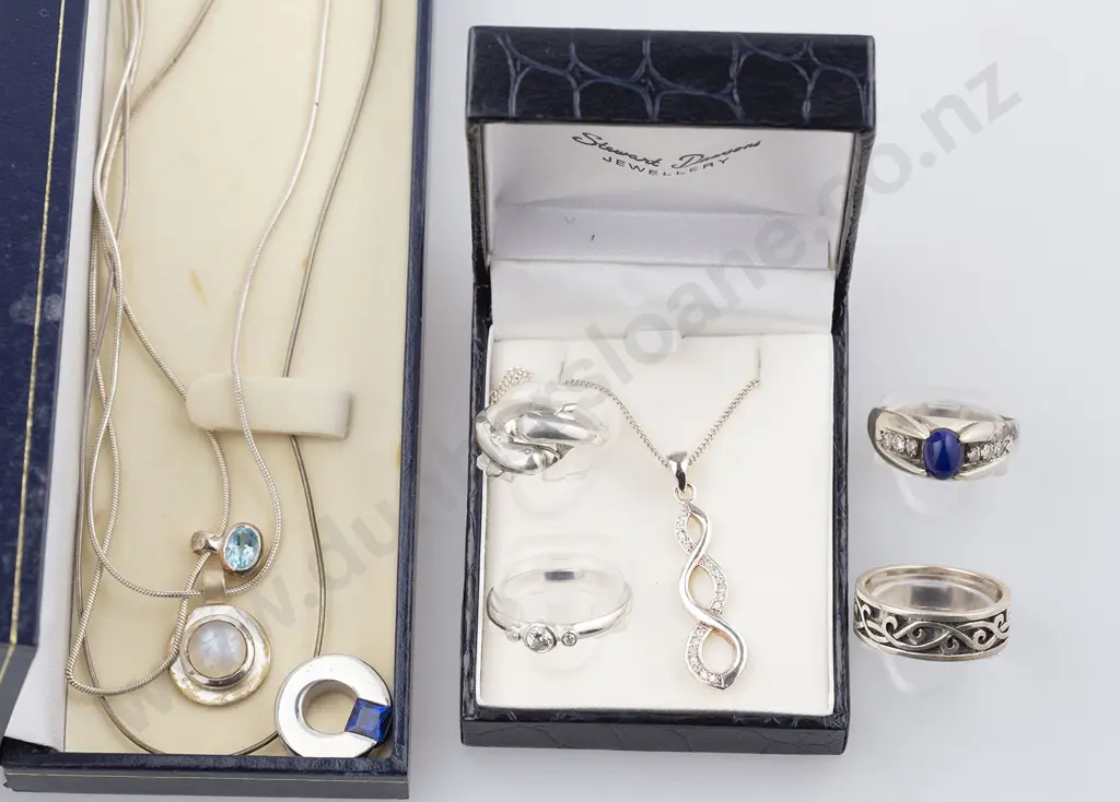 As New Silver & Crystal Jewellery Image 1++