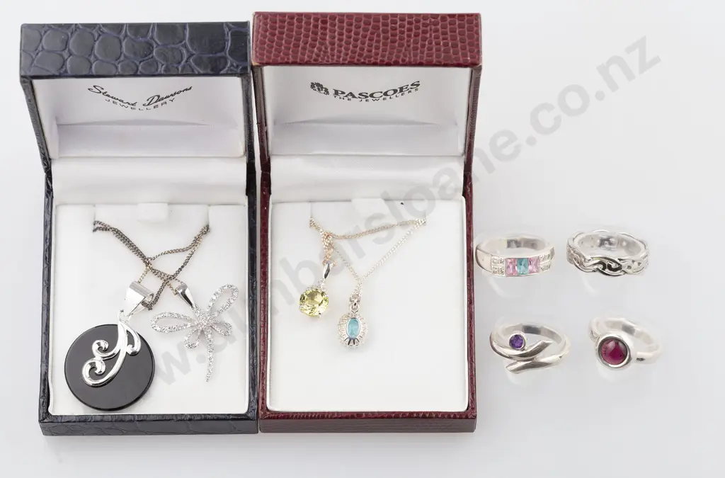 As New Silver & Crystal Jewellery Image 1++
