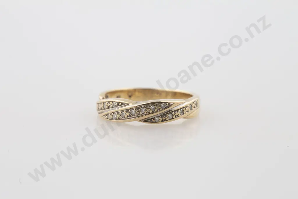 9ct Modern Design Eternity Band Image 1++