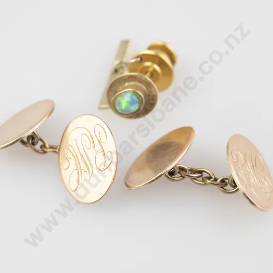 Pair 9ct Cuff-Links
