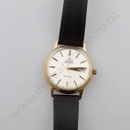 Omega Automatic Gold Plated Gents Wristwatch