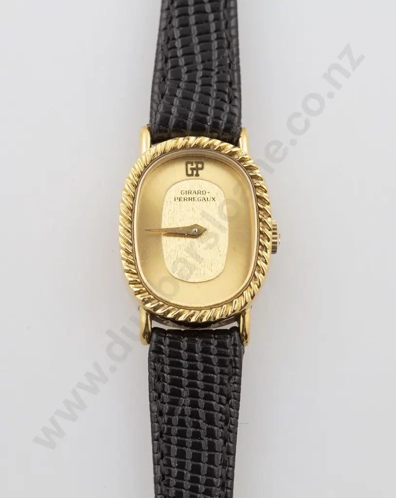 Cased Girard-Perregaux Gold Plate Cased Ladies Cocktail Wrist Watch Image 1++