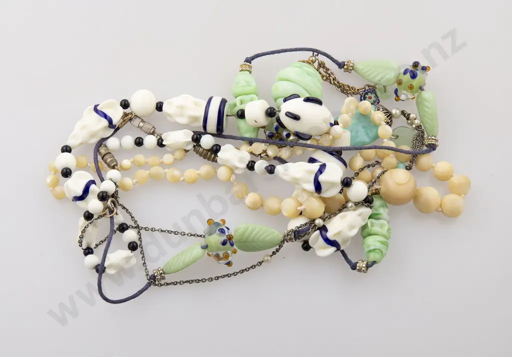 MOP Bead Necklace Image 1++